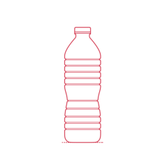 Objects Beverage Containers Water Bottle Single Use Silhouette Cutting Svg Files, Free Vectors File